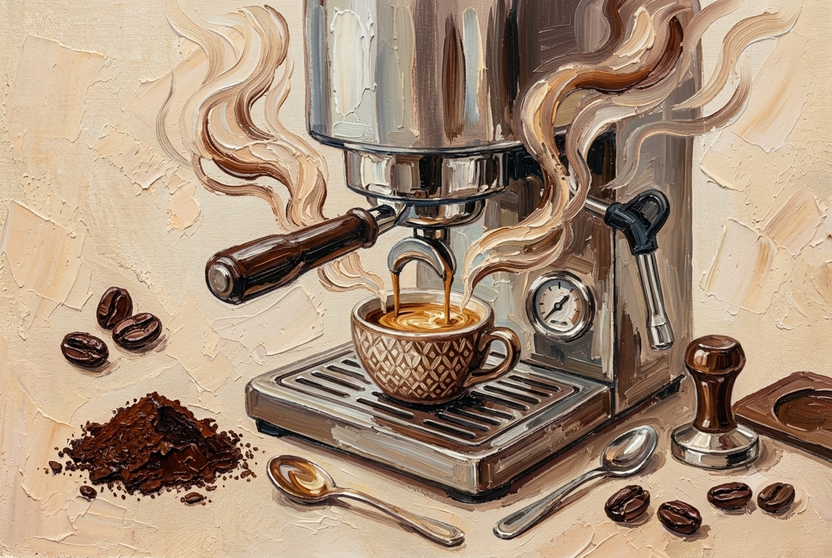 Manual espresso machine